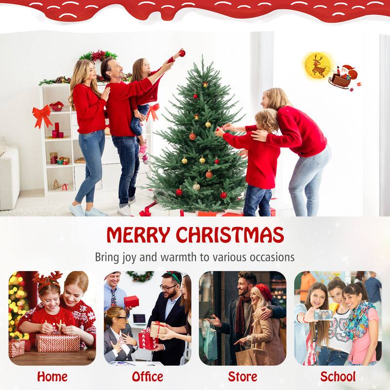 MERRY CHRISTMAS  
Bring joy and warmth to various occasions

Home  
Office  
Store  
School