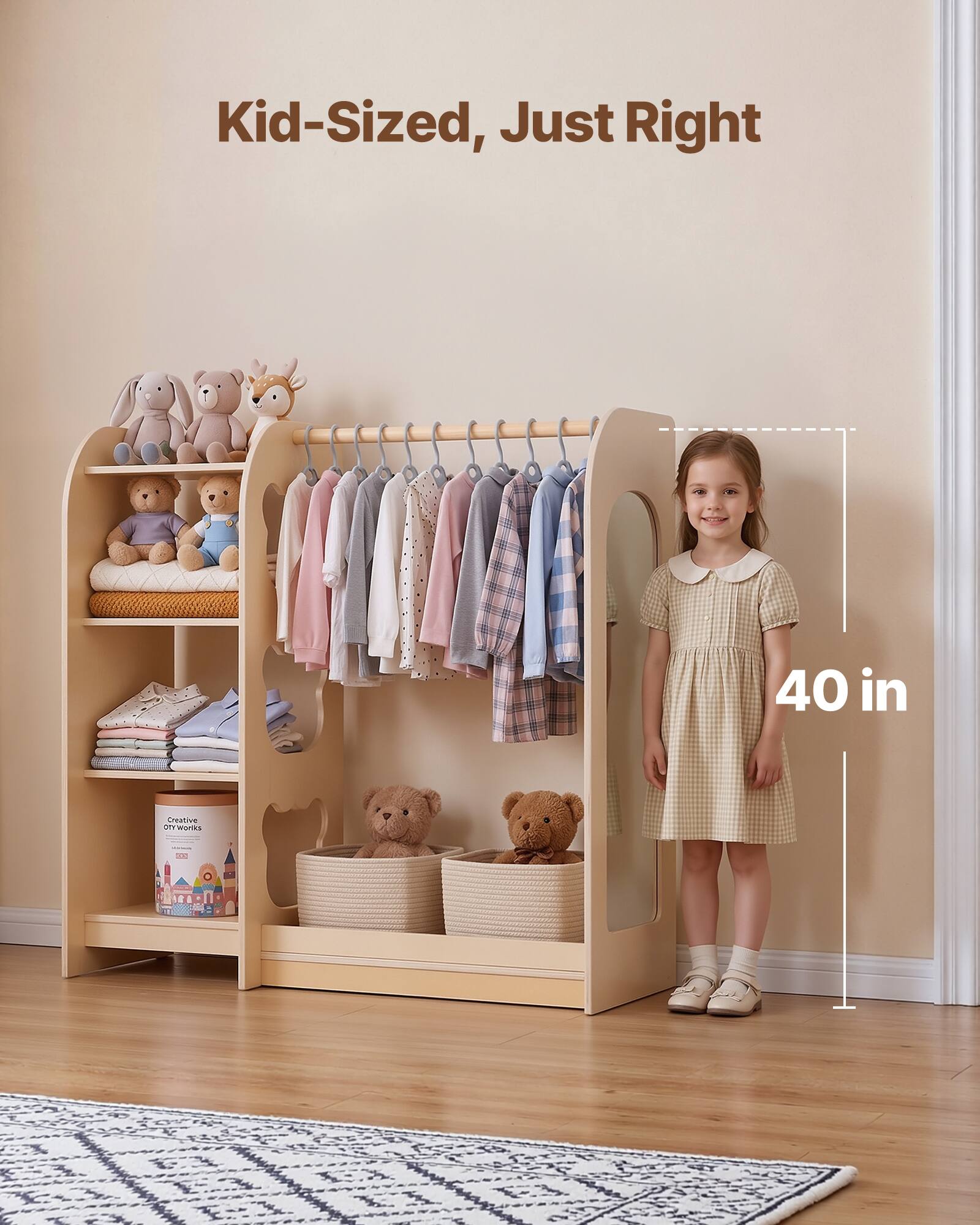 Kid-Sized, Just Right

40 in