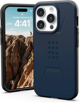 UAG - Civilian with MagSafe Case - iPhone 15 Pro - Navy