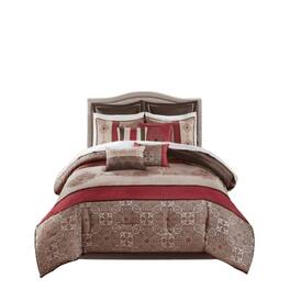 Gracie Mills - Morton 24-Piece Complete Bedroom Makeover Room-in-a-Bag Set - Red