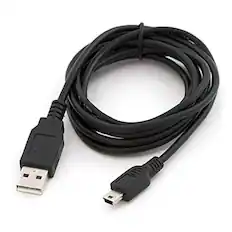 Front. Mars Devices - Mini USB Charge And Sync Cable For PlayStation 3 PS3 GPS Units And More By Mars Devices 6 Feet Black - Black.