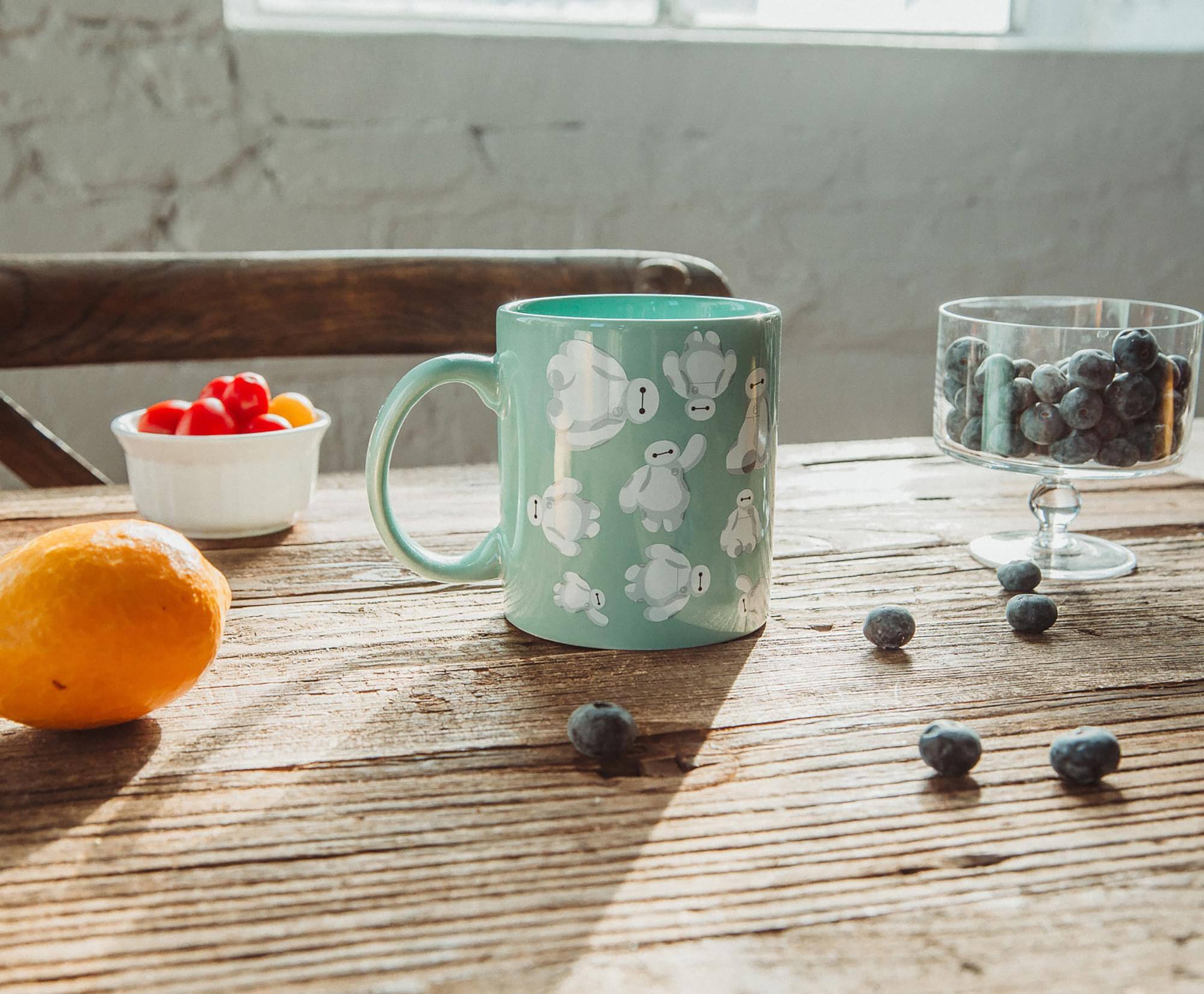 Alt View 5. Silver Buffalo - Disney Big Hero 6 Baymax Ceramic Mug | Holds 20 Ounces - Blue.