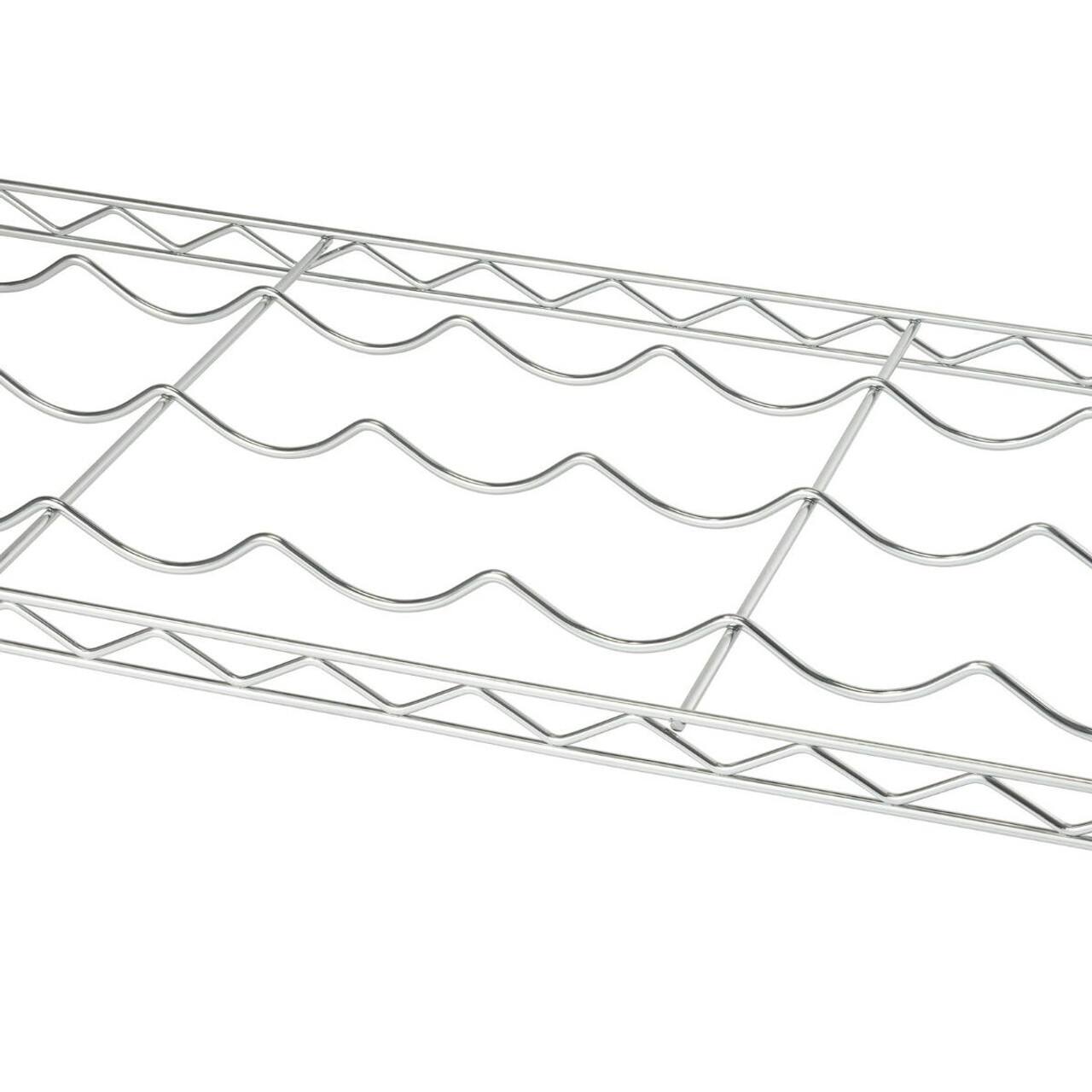 Alt View 12. TRINITY - EcoStorage 4-Tier 36x14x34.5 Commercial Wine Rack NSF Chrome - Chrome.