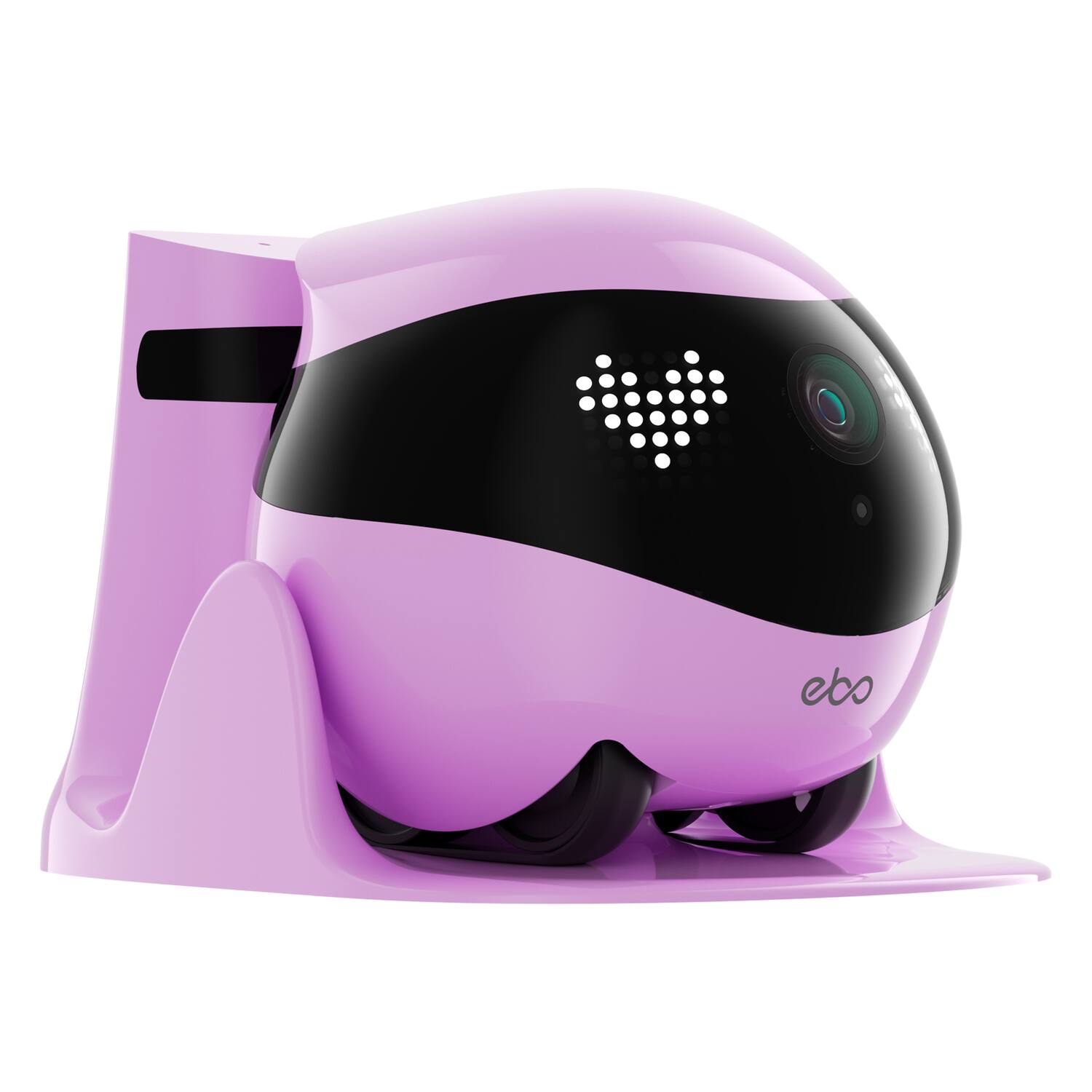 Alt View 9. Enabot - EBO Air 2 Whole-Home Mobile Robot 2K Ultra HD Camera, Remote Monitoring and Control - Robin Pink.