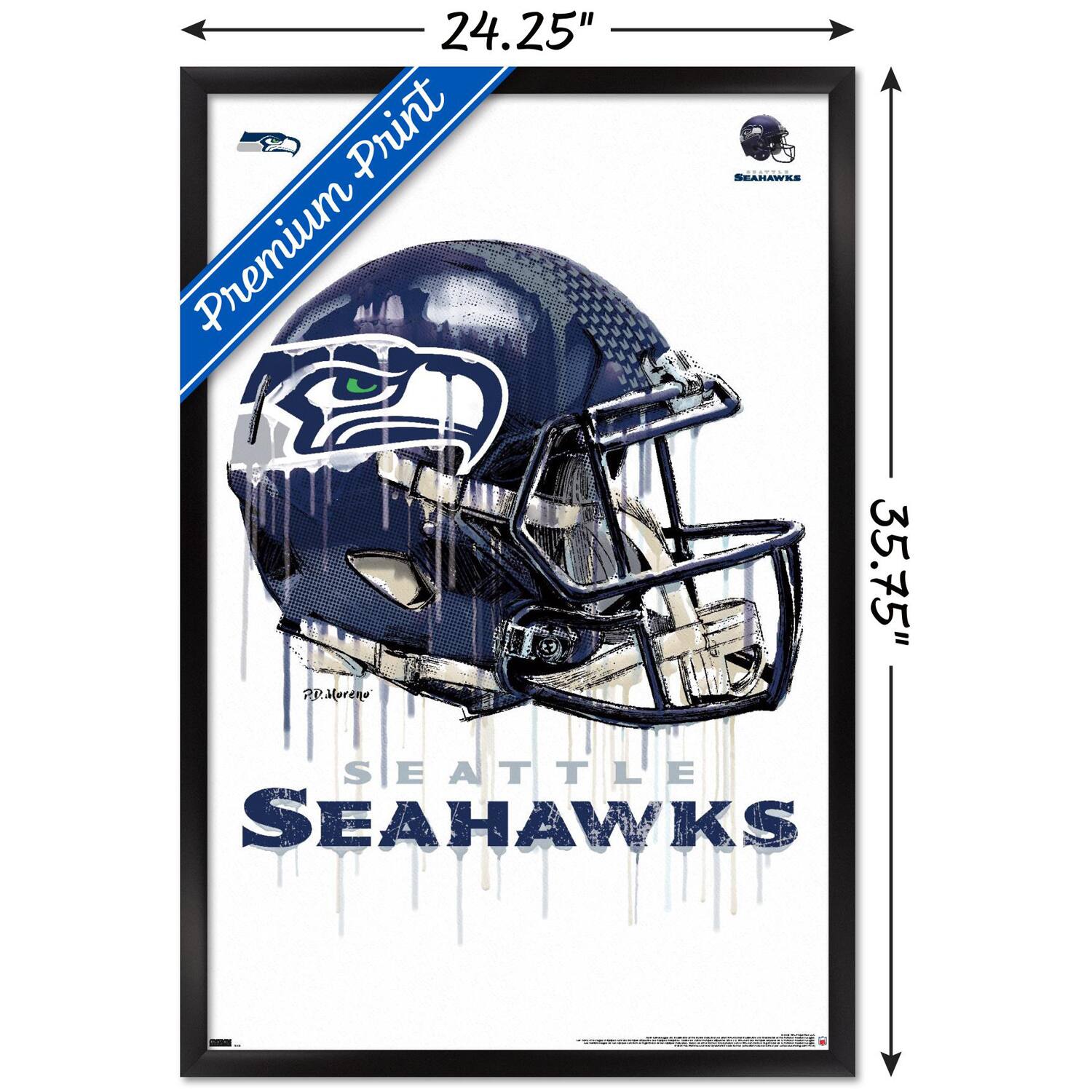 24.25" x 35.75"  
Premium Print  
Seattle Seahawks