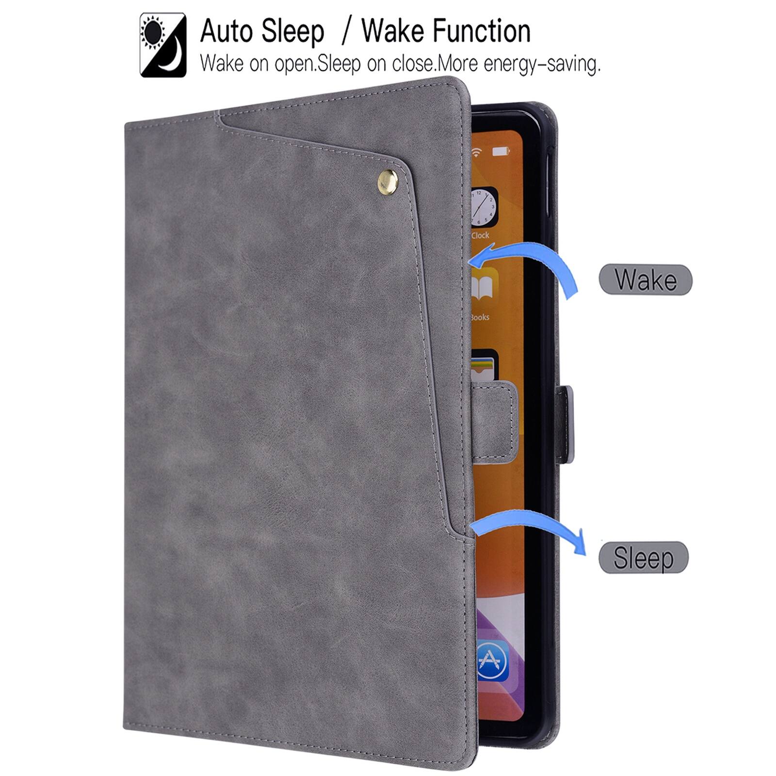 Auto Sleep / Wake Function  
Wake on open. Sleep on close. More energy-saving.  
Clock Wake looks Sleep