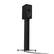 Alt View 13. Klipsch - KS Series Bookshelf Speaker Stands - Black.