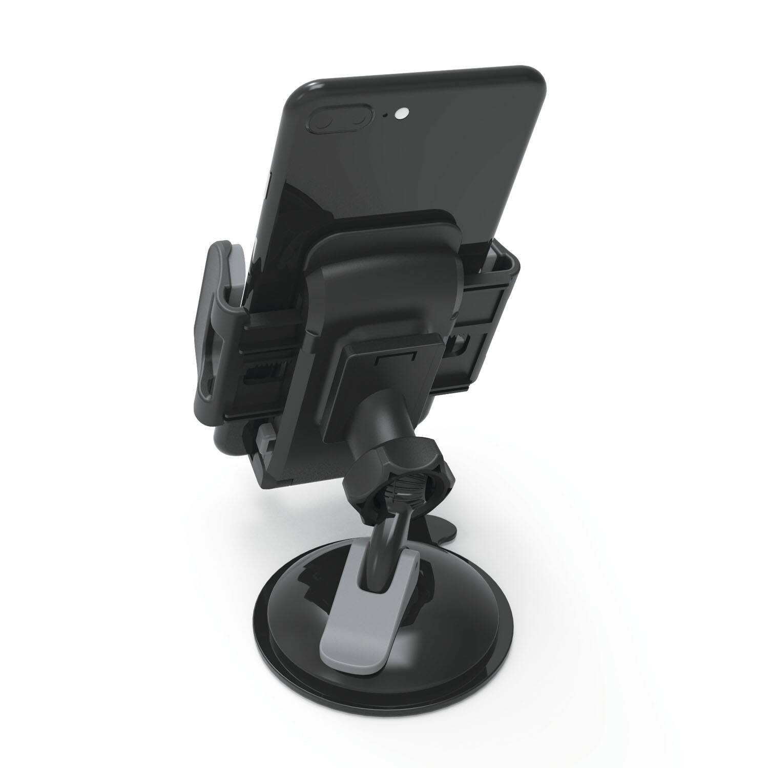 Left. Bracketron - Suction Mount Phone Holder for Most Cell Phones - Black.