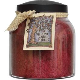 BreeBe - Cranberry Orange Papa Jar Candle 34oz - Red, Black