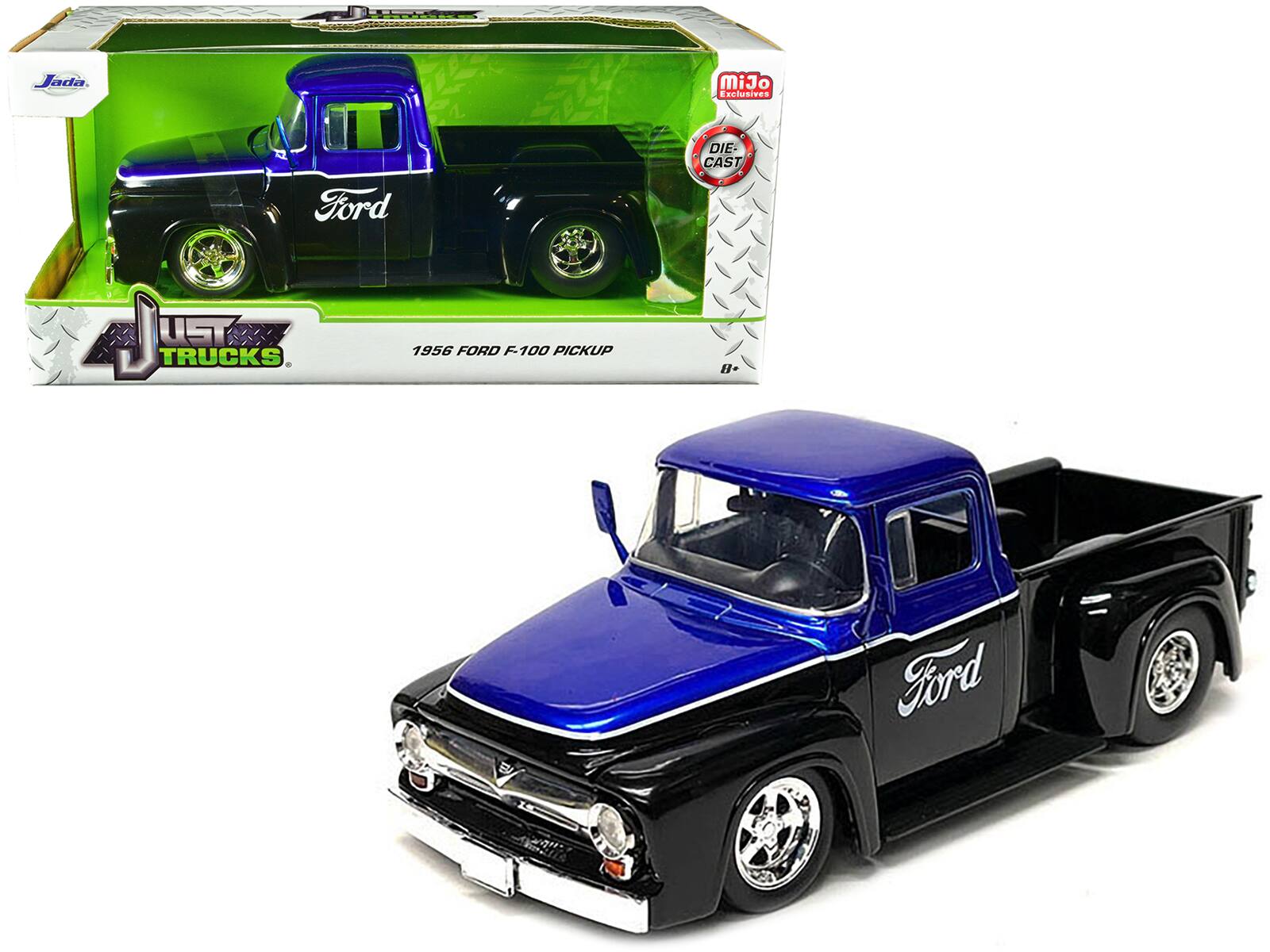 Jada MiJo Exclusives  
1:24 Ford DIE-CAST  
JUST TRUCKS  
1956 FORD F-100 PICKUP