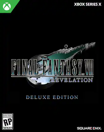 XBOX SERIES X
FINAL FANTASY VII REVELATION
DELUXE EDITION
RATING PENDING RP ESRB
SQUARE ENIX - RP (Rating Pending)