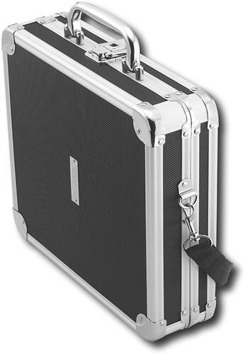 Angle Standard. Ideastream - 40-Disc DVD Case - Black/Silver.