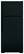 Front Standard. GE - 18.1 Cu. Ft. Frost-Free Top-Freezer Refrigerator - Black.