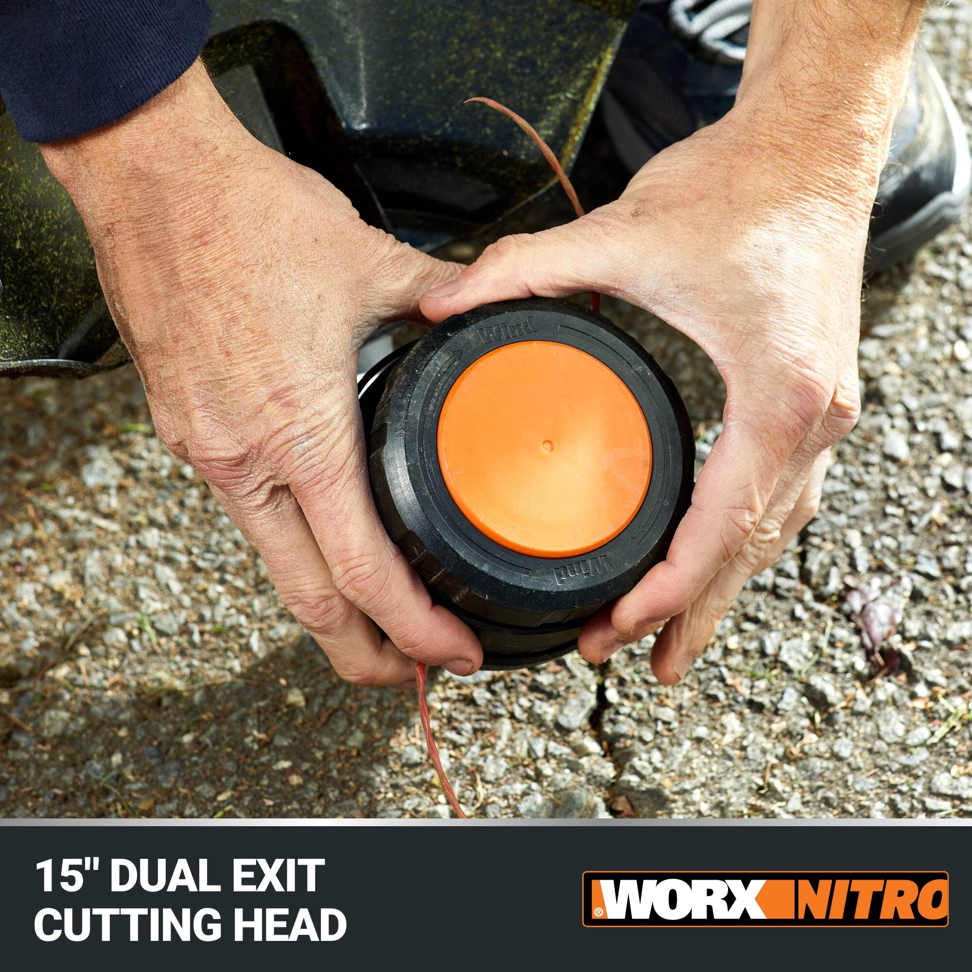 "15" DUAL EXIT CUTTING HEAD WORX NITRO