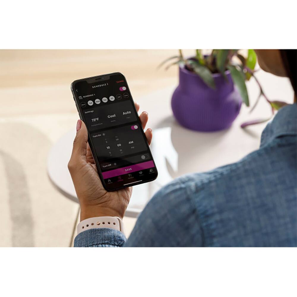 SCHEDULE 1  
72°F  
Cool Auto  
10 AM  
SAVE