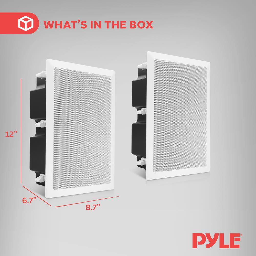 WHAT'S IN THE BOX

12"  
6.7"  
8.7"

PYLE