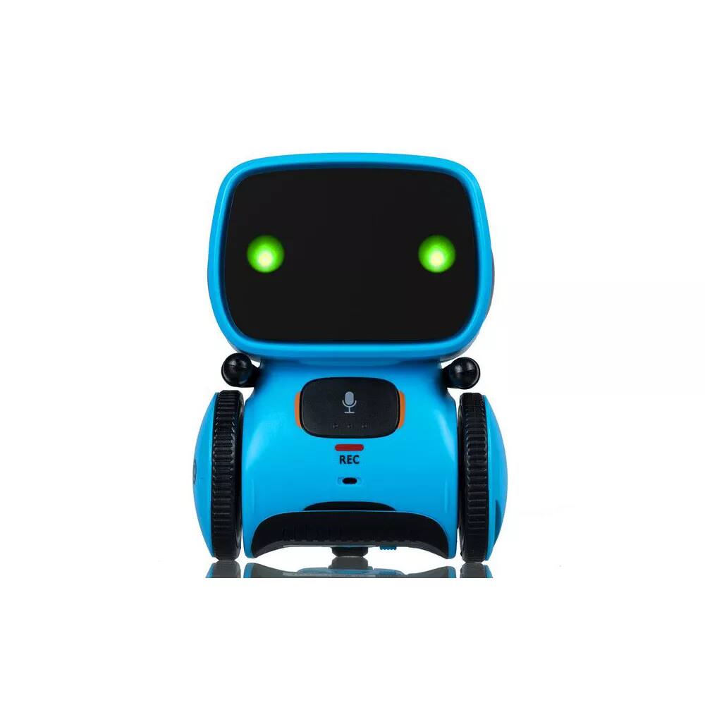 Alt View 1. Contixo - Kids Smart Robot Toy – Interactive Mini Robot with Voice Control, Singing, Dancing & Touch Sensor - Blue.