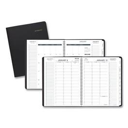 AT-A-GLANCE - Triple View Weekly Vertical Column Format Appointment Book 11 x 8.25 Black Cover 12 Month Jan to Dec 2026