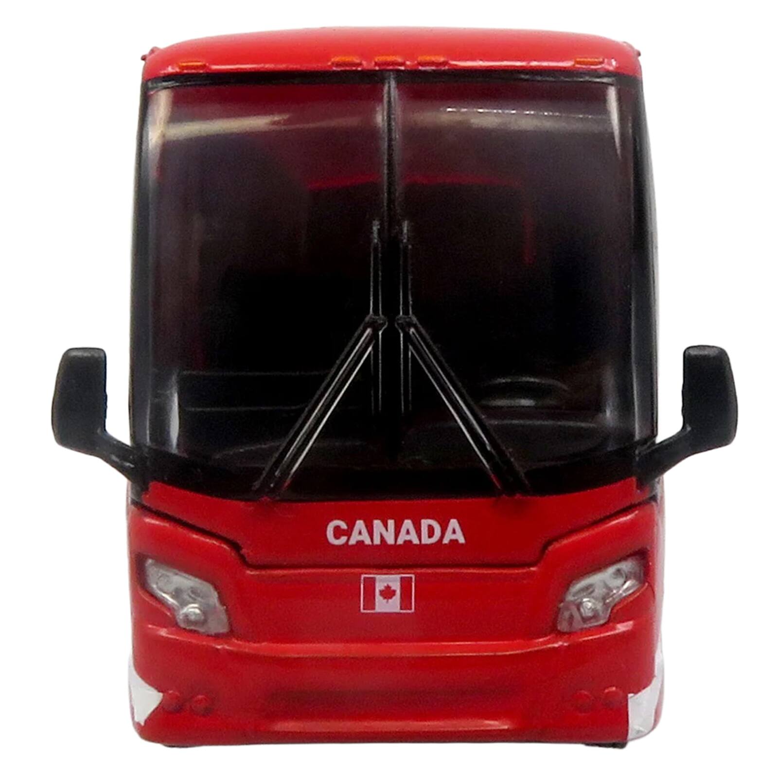 Alt View 3. Iconic Replicas - Prevost H3-45 Coach Bus "Canada National Soccer Team" Red with Graphics 1/87 (HO) Diecast Model by Iconic Replicas.
