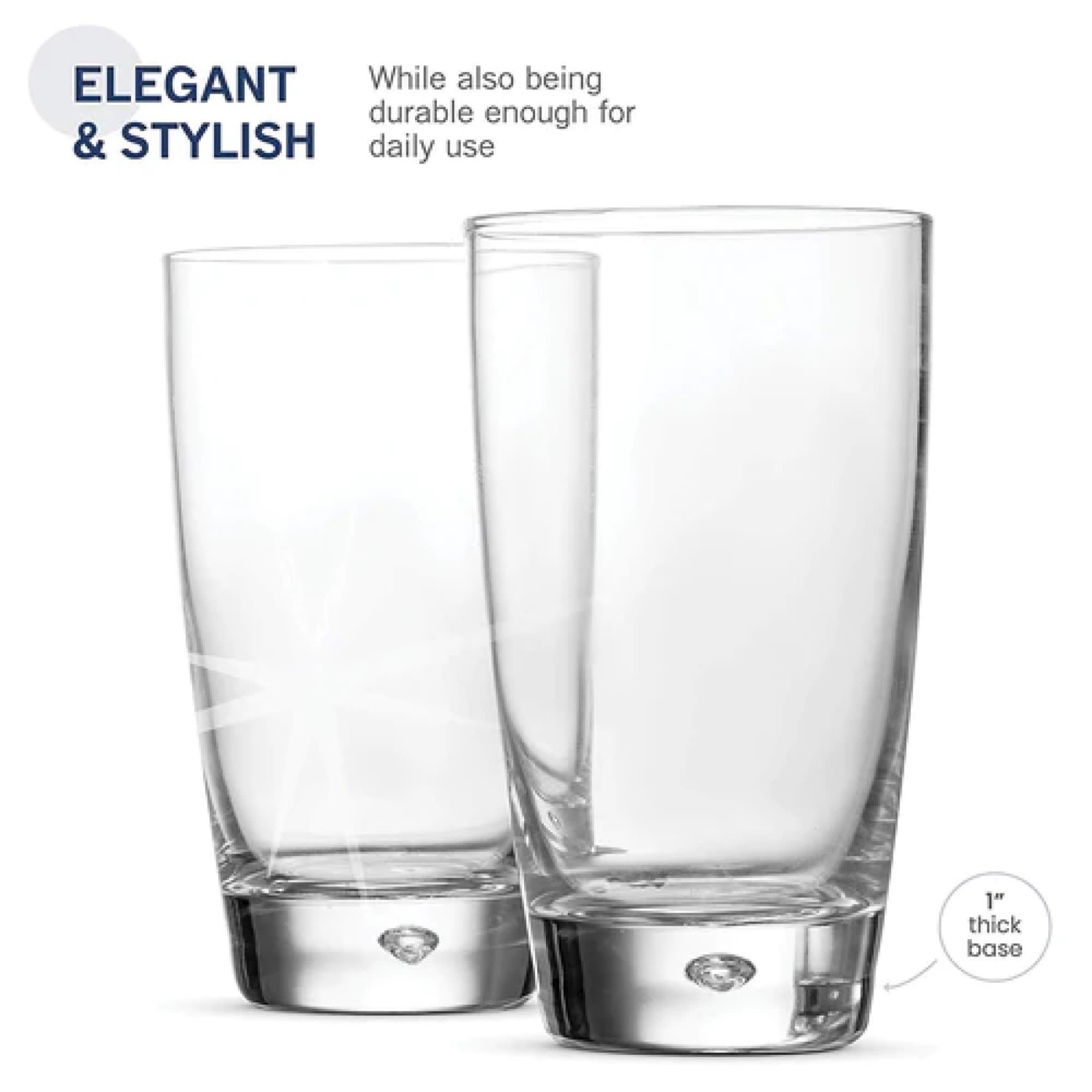 ELEGANT & STYLISH  
While also being durable enough for daily use  
1" thick base