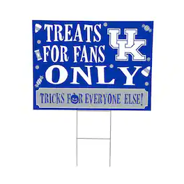 Evergreen Enterprises - Kentucky Wildcats 18" x 24" Halloween Treats Outdoor Yard Sign - Multicolor