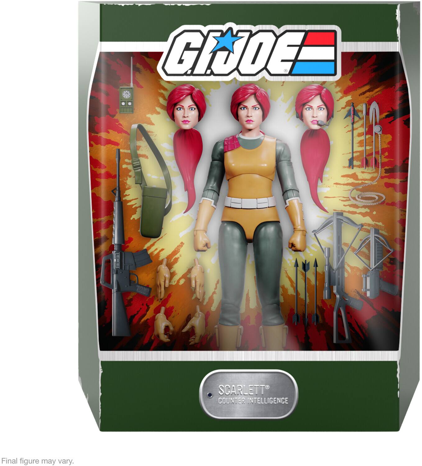 G.I. JOE - SCARLETT COUNTER INTELLIGENCE. Final figure may vary.