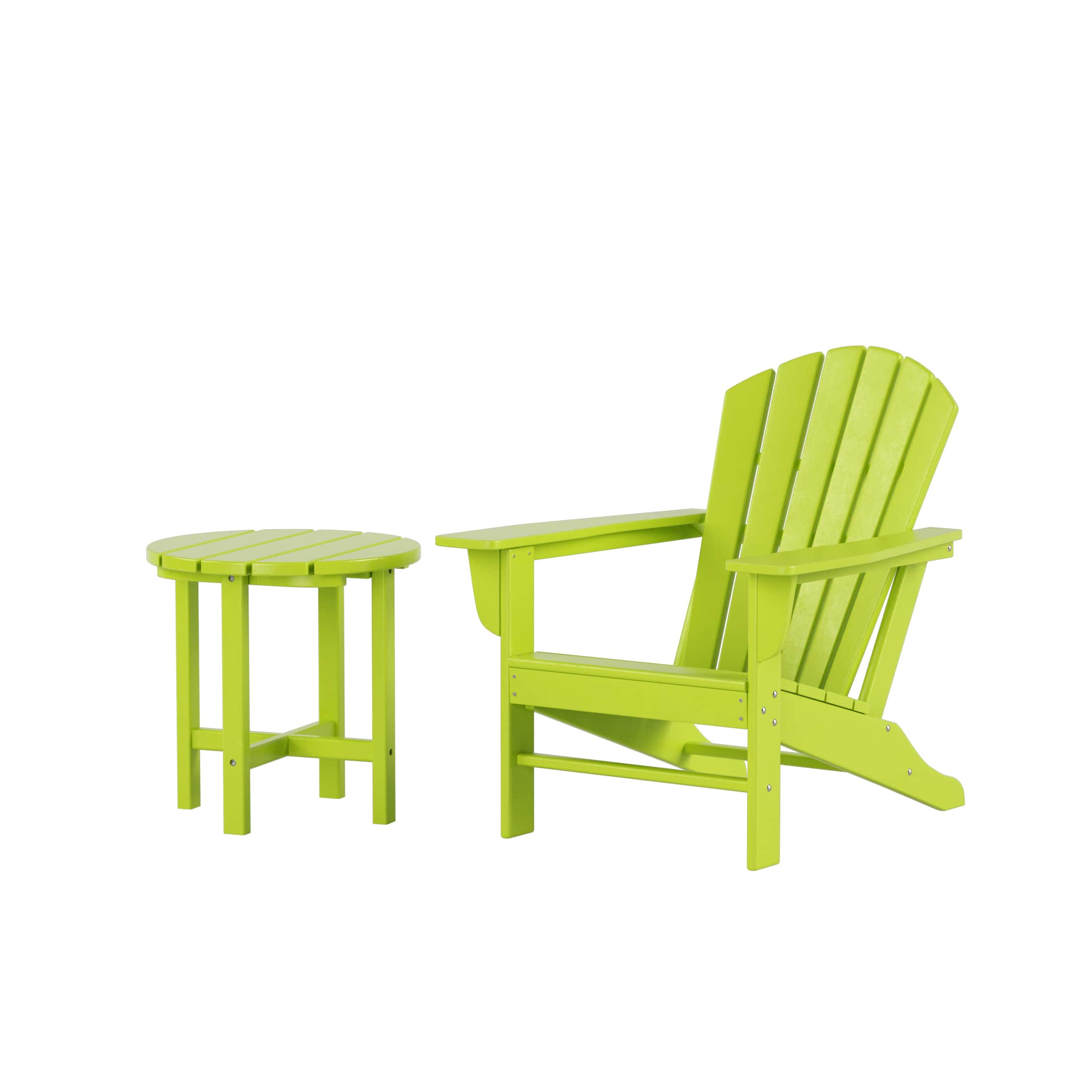 WestinTrends - Dylan Outdoor Adirondack Chair with Side Table Set - Red price history on PriceWatchPro