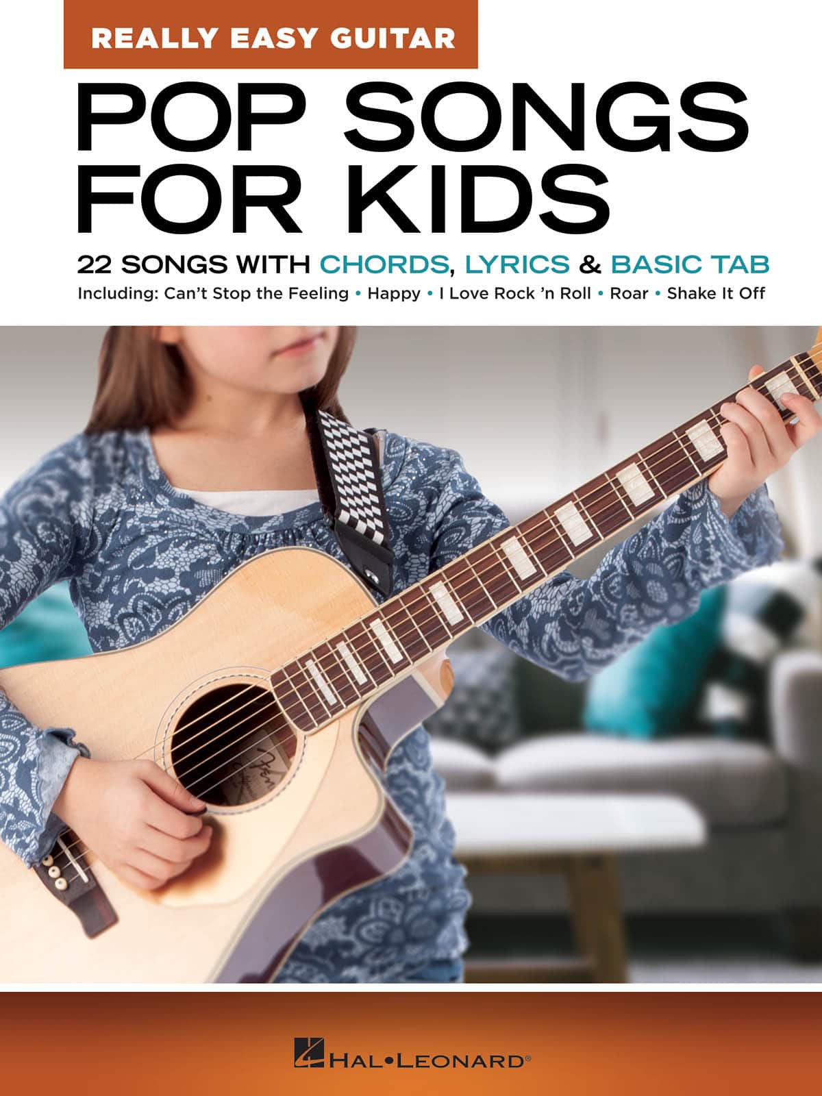 Hal Leonard - Pop Songs for Kids – Really Easy Guitar Series Softcover with Chords, Lyrics & TAB