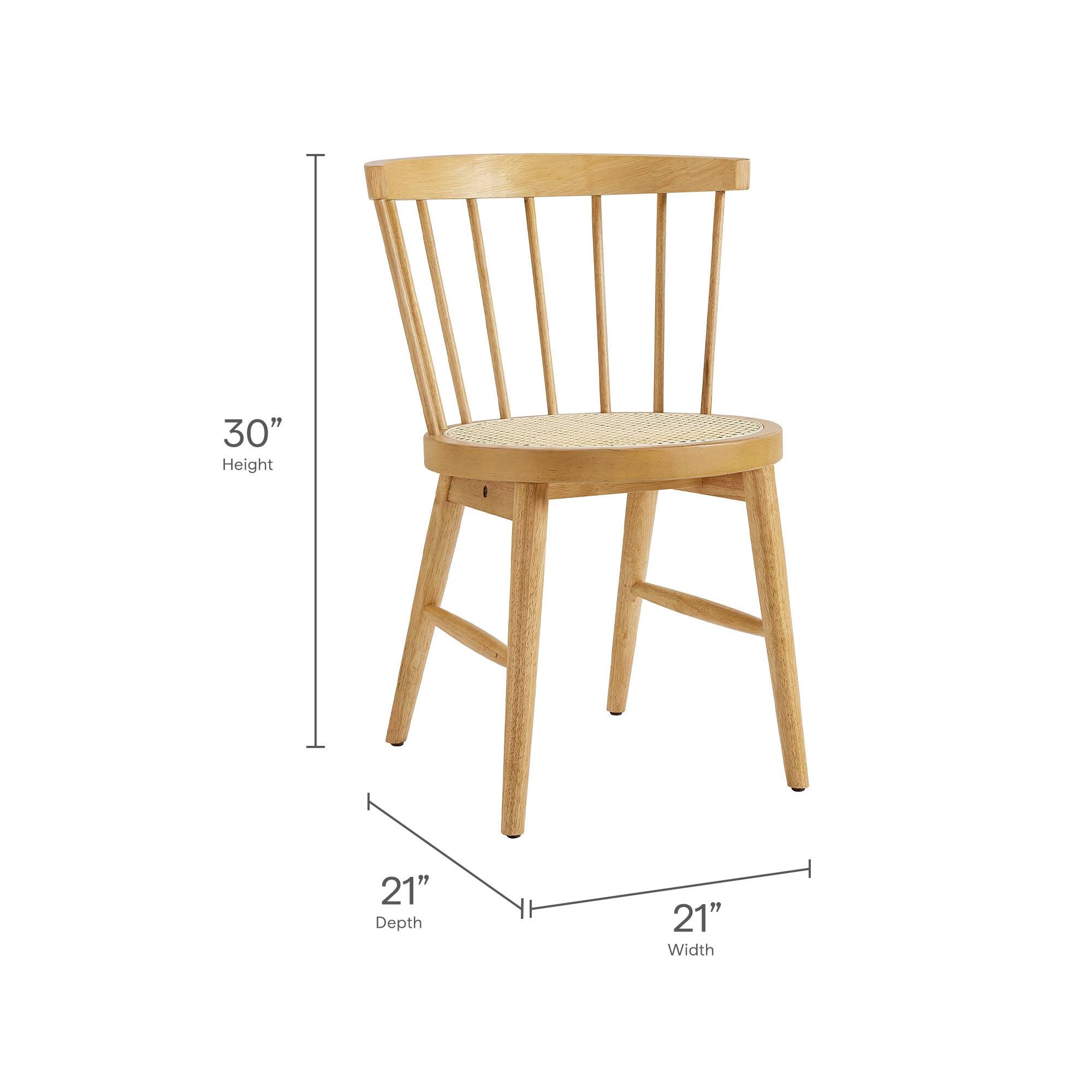 30" Height  
21" Depth  
21" Width