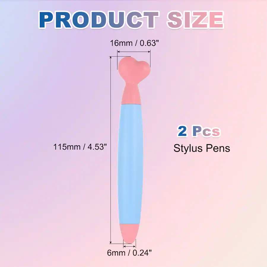 Unique Bargains 2pcs Crayon Stylus Pens High Sensitivity Universal ...