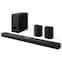LG - 9.1.5-Channel S95AR Home Theater Soundbar with Wireless Subwoofer and Rear Speakers, Dolby Atmos, WOW Orchestra - Black