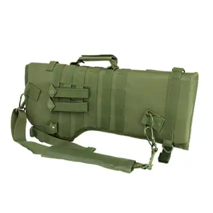 Front. NcSTAR - NcSTAR Vism Tactical Rifle Scabbard, 28.5" Long, Green - Olive.