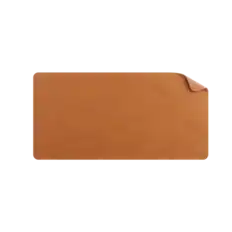 Front. Mobile Pixels - Desk Mat (Oak Brown) - brown.