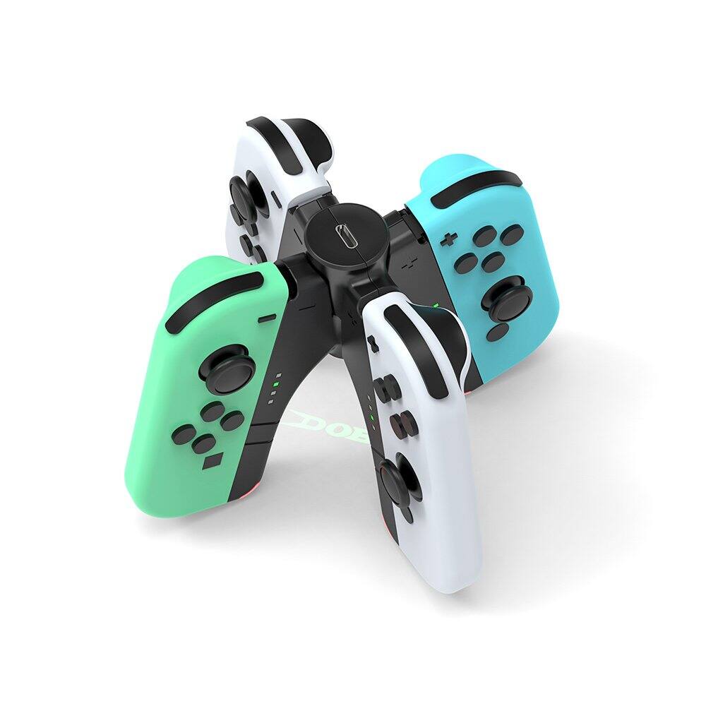 Alt View 1. Dobe - TNS-1180 Charging Dock Compatible with Nintendo Switch for Joy Con, Charger Stand Station with Charging Cable.