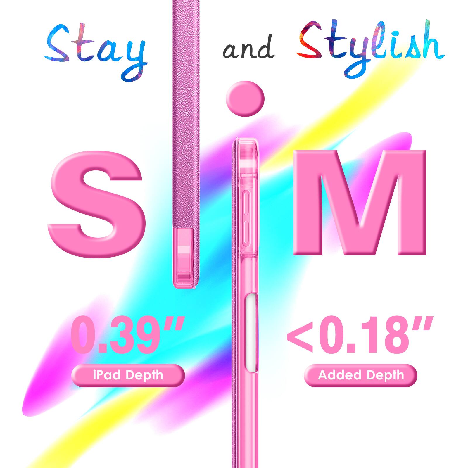 Stay and Stylish  
S M  
0.39" iPad Depth  
<0.18" Added Depth