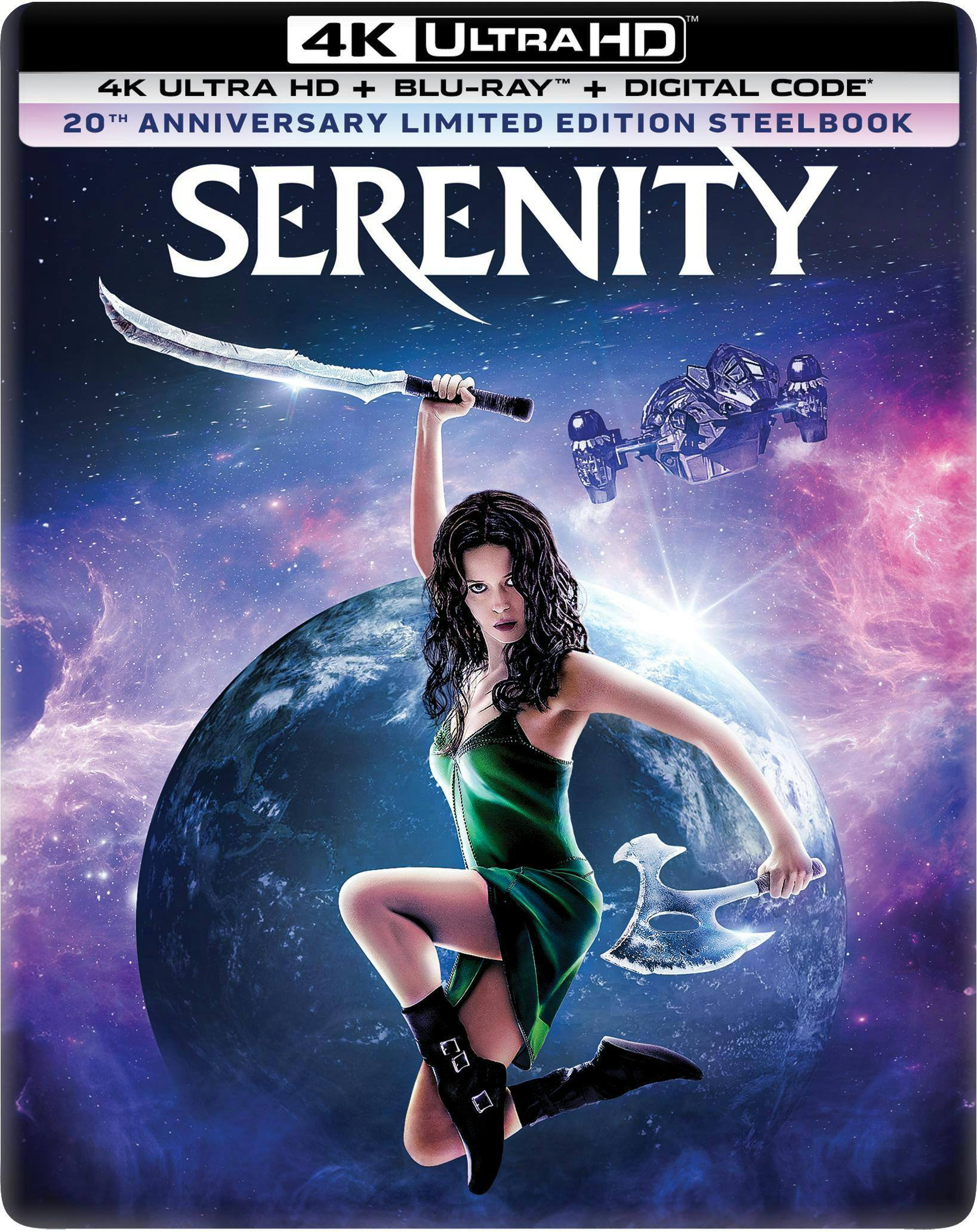 Angle. Serenity 20th Anniversary Edition (Steelbook)   - 4K Blu-Ray.