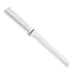 Rada - Cutlery 6-Inch Bread Knife Stainless Steel Serrated Blade, Aluminum Handle - Silver