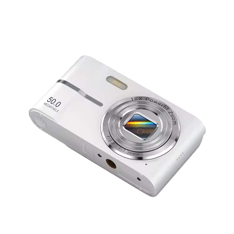Cluzine - Retro CCD Camera 16X Zoom 64GB Memory Card Portable Student Camera for Video Recording