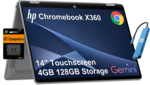hp Chromebook X360
IST Computers
14" Touchscreen
4GB 128GB Storage
Gemini