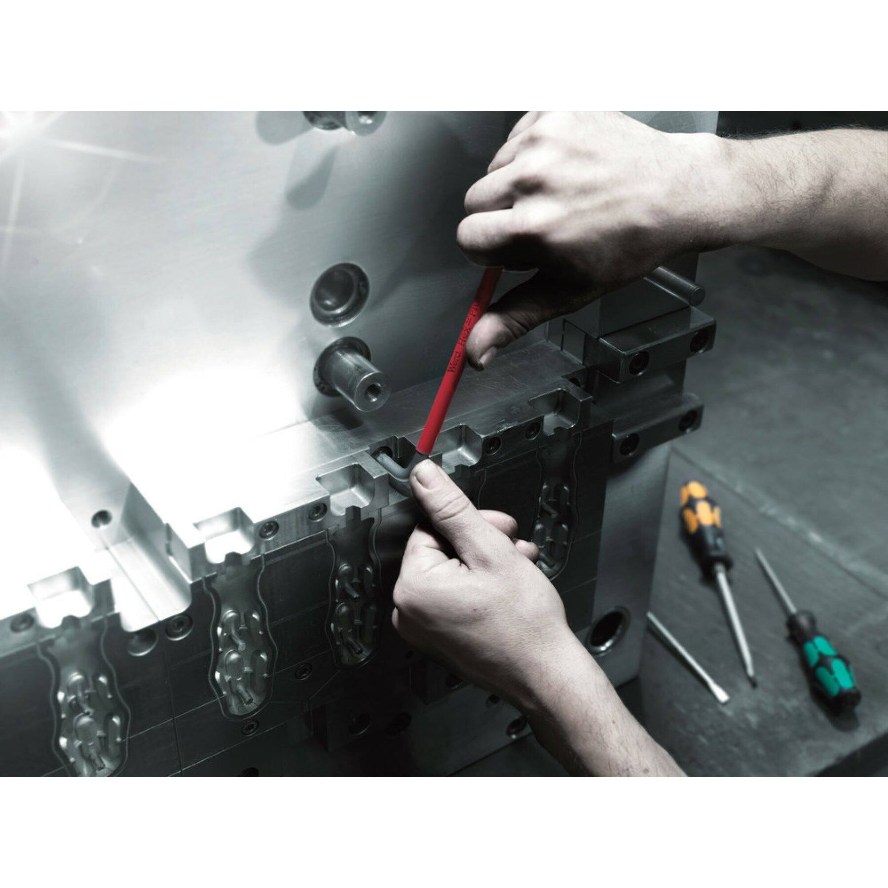 Angle. Wera - Wera 950/9 Hex-Plus Multicolour Imperial 2 L-Key Set, Imperial, 9 Pieces - Multi.