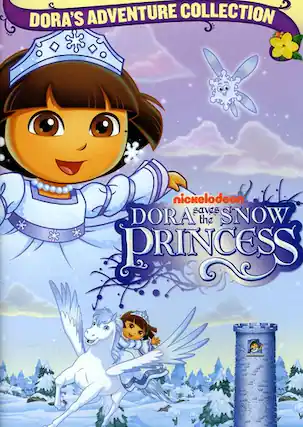 Front. Dora Saves the Snow Princess - DVD.