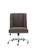 Alt View 14. Linon Home Décor - Contemporary Powder-Coated Steel Cafe/Kitchen/Home Office Chair - Charcoal.
