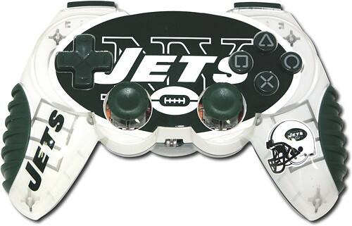 Front Standard. Mad Catz - New York Jets Wireless Control Pad Pro for PlayStation 2.