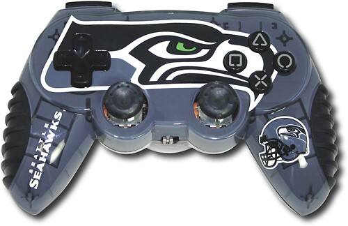 Front Standard. Mad Catz - Seattle Seahawks Wireless Control Pad Pro for PlayStation 2.