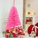 Alt View 3. Costway - 3 ft Premium Artificial Christmas Mini Tree Holiday Season with Plastic Stand - Pink.