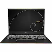 MSI - Summit 2-in-1 13.4" Touchscreen Laptop - Intel Core i7 1360P with 16GB Memory - 1TB SSD - Ink Black - Front_Zoom
