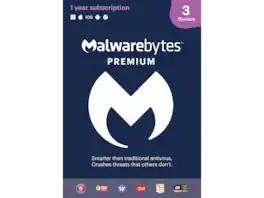 Malwarebytes - Premium - 3 Device / 1 Year - Key Card - Windows