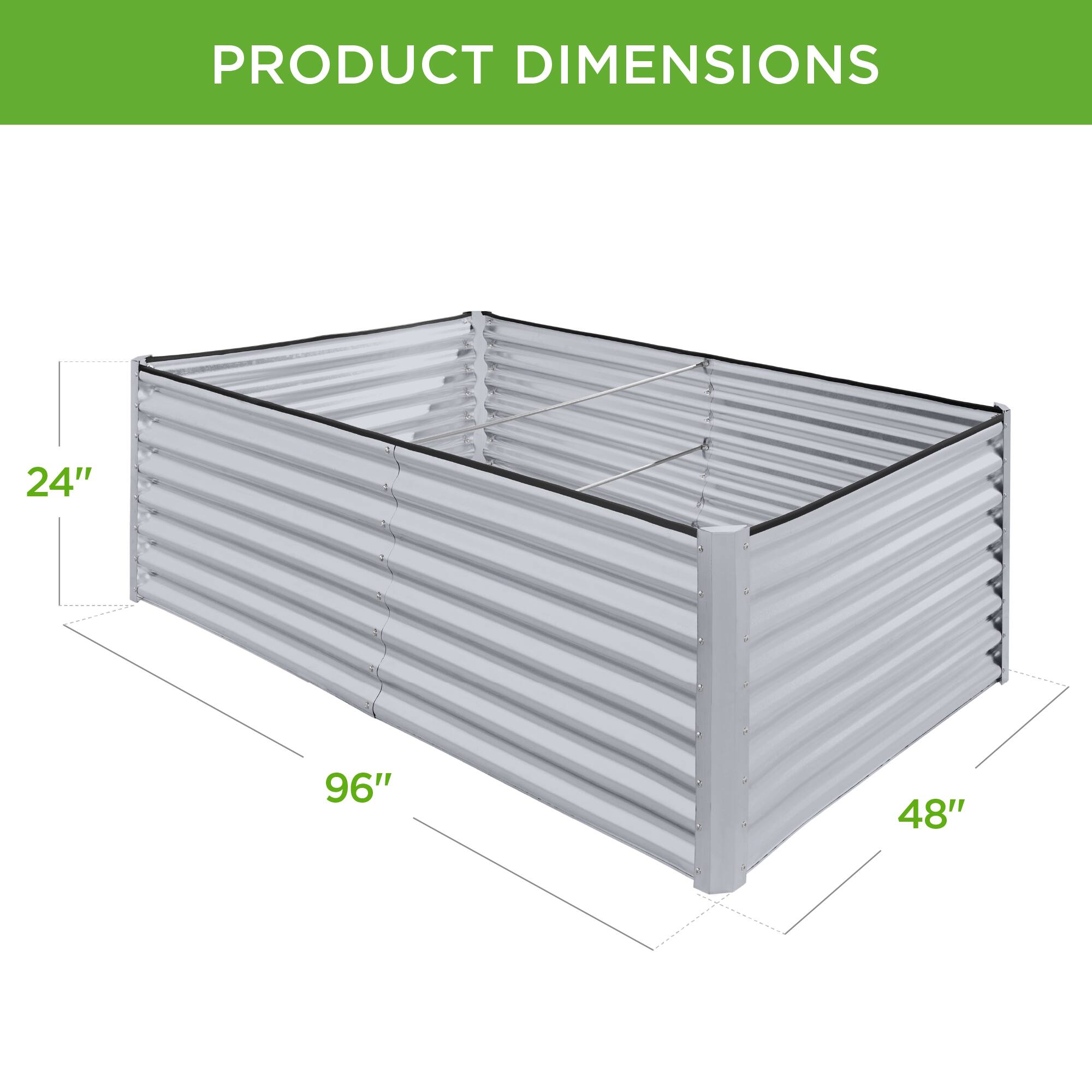 PRODUCT DIMENSIONS

24"  
96"  
48"
