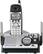 Front Standard. Panasonic - 5.8GHz Shock/Splash-Resistant Cordless Phone with Digital Answering System - Silver.