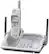 Angle Standard. Panasonic - 5.8GHz 2-Line Cordless Phone with Digital Answering System and Caller ID - Silver.